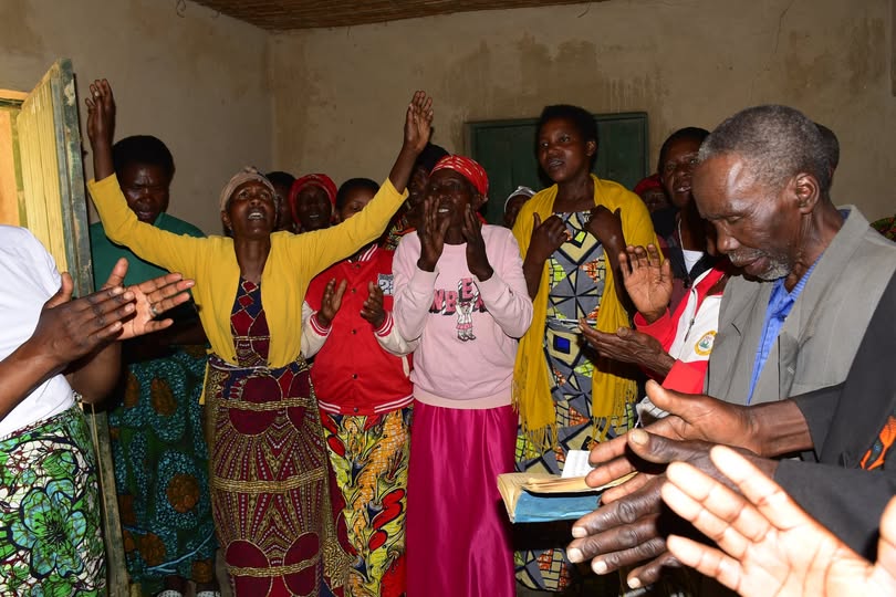 Worship and fellowship during a mission
