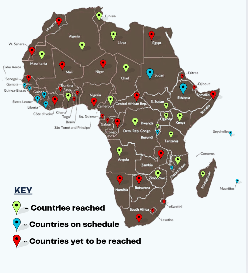 Africa Mission Map